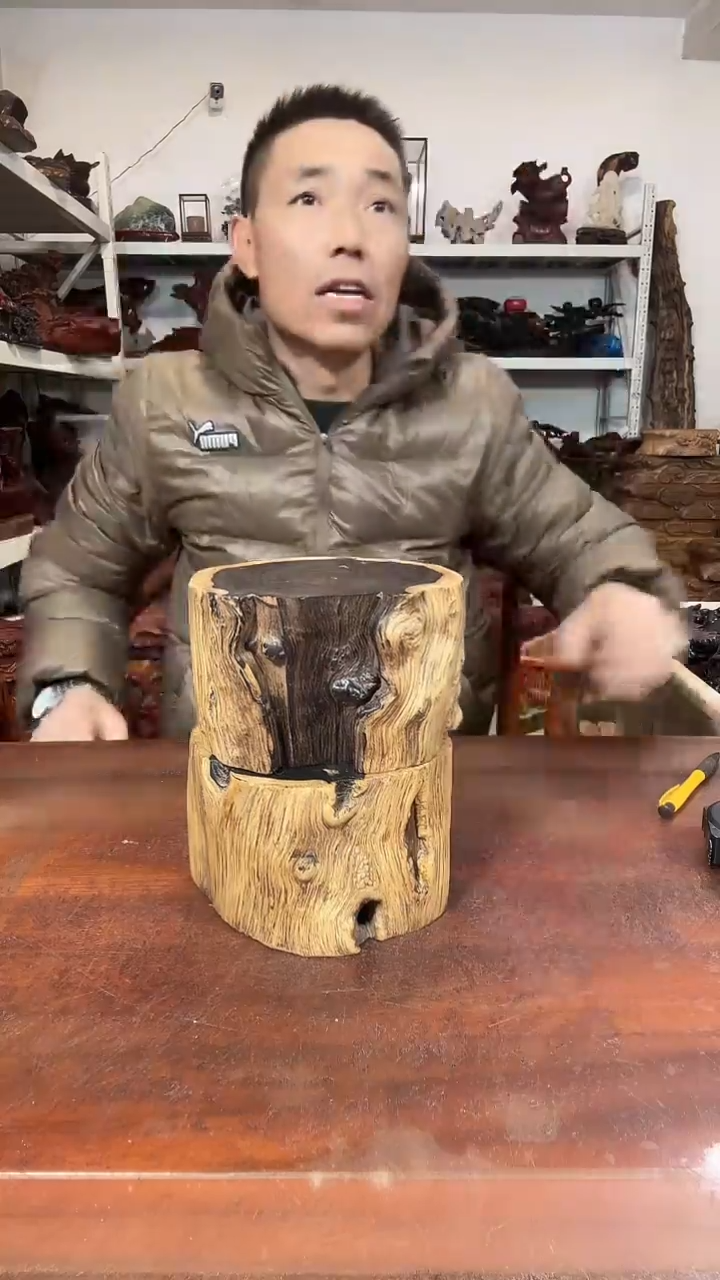 木●****?红木随形创意底座yyds