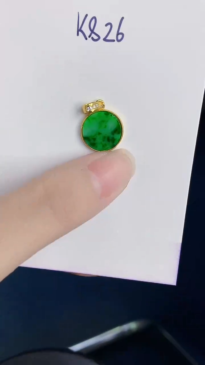 颈饰未镶嵌翡翠天然翡翠缅甸A货