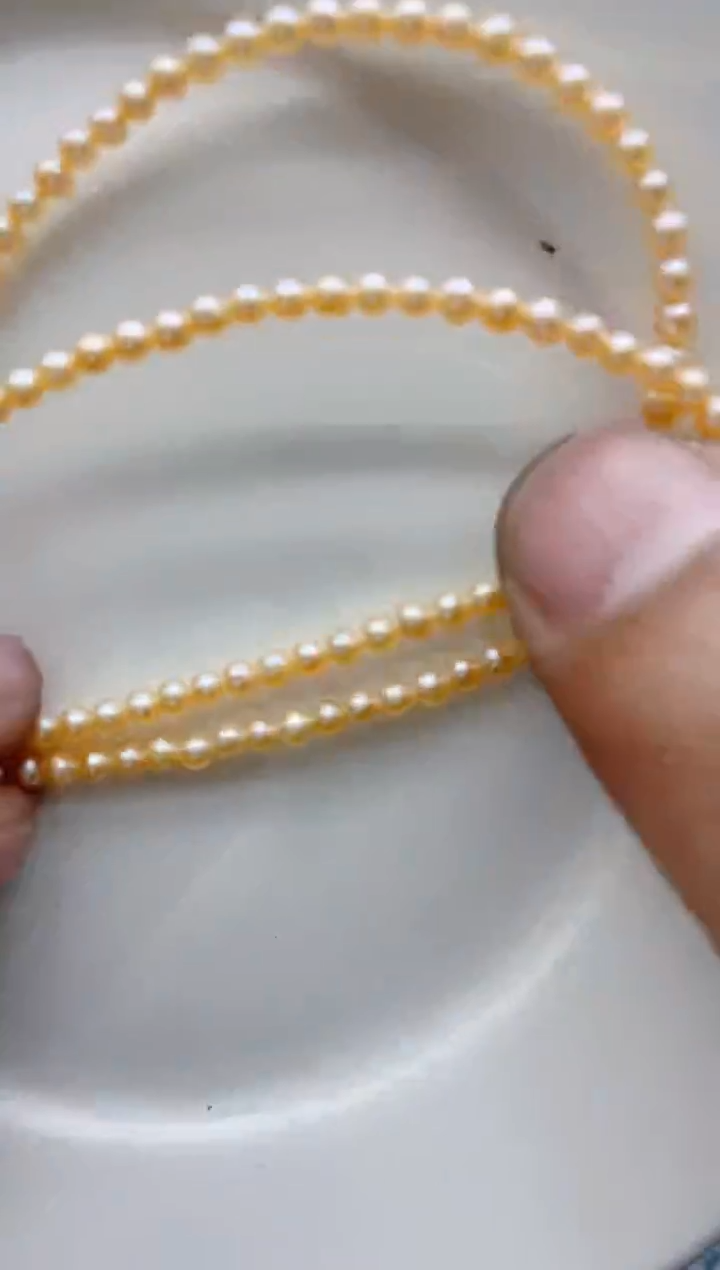 淡水珍珠未镶嵌颈饰2223