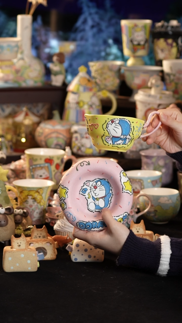 其他陶景德镇釉下彩手绘设计师款陶瓷