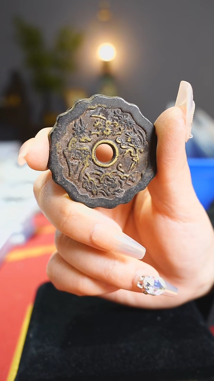 【闪购商品】铜鹤鹿同春金玉满堂4.5cm/0841