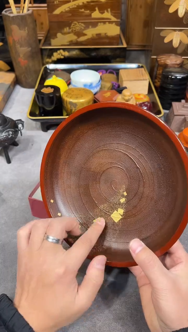 果子钵 大漆漆器大漆漆器