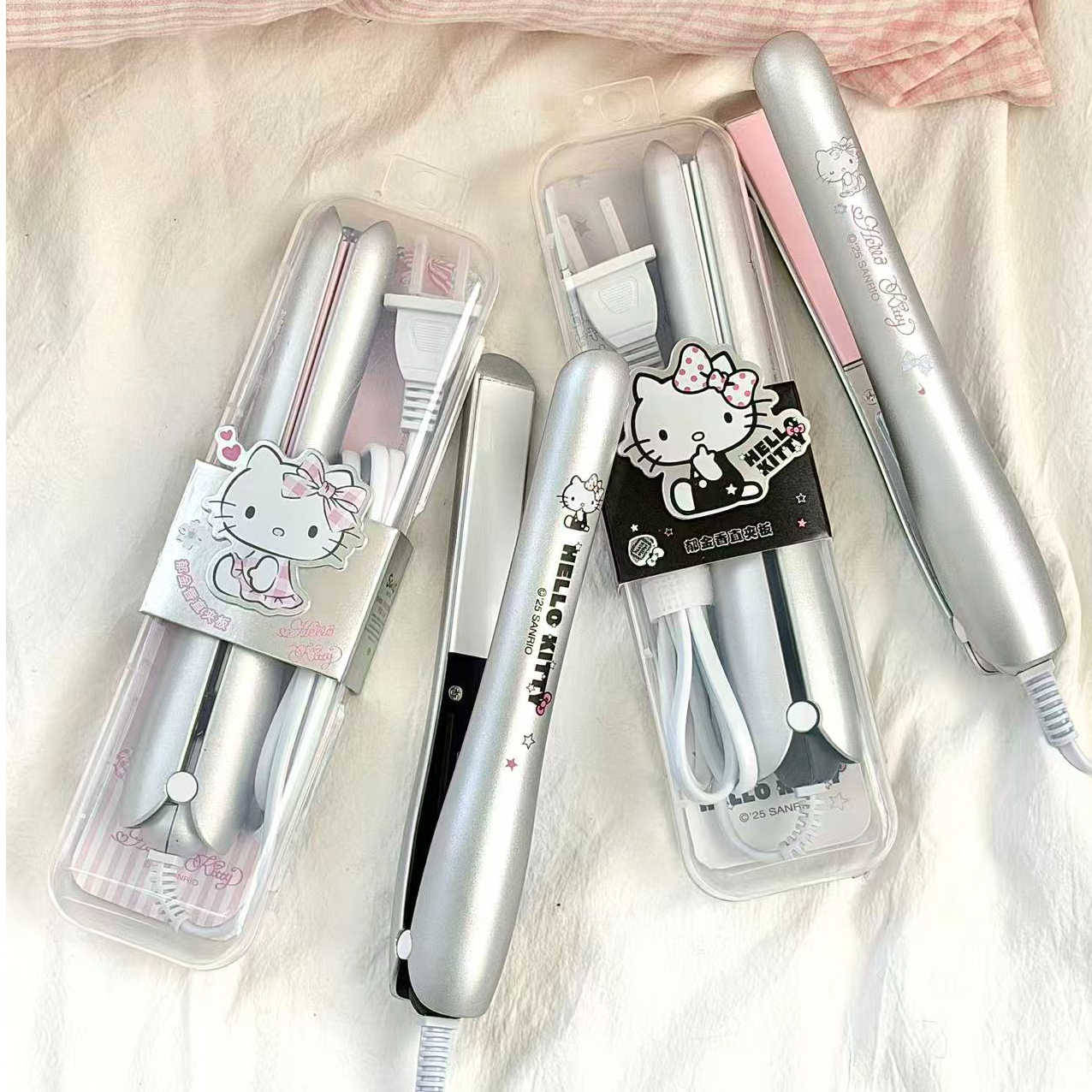 小号三丽鸥kitty正版授权直板夹可爱卡通实用卷发夹头动漫卡通