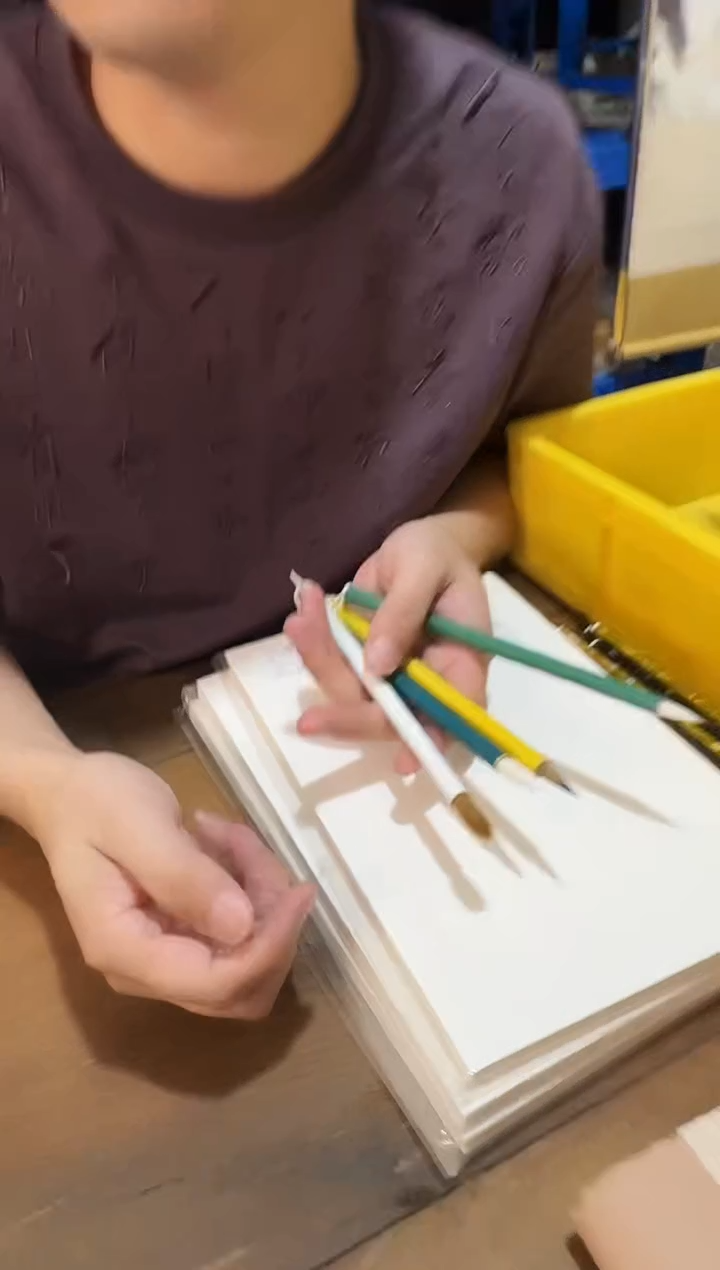 四色小楷毛笔4支装