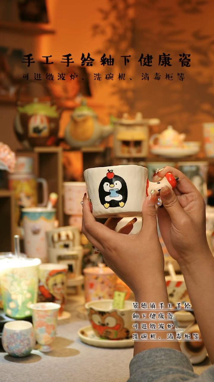 【闪购商品】杯景德镇高温釉下彩&A700