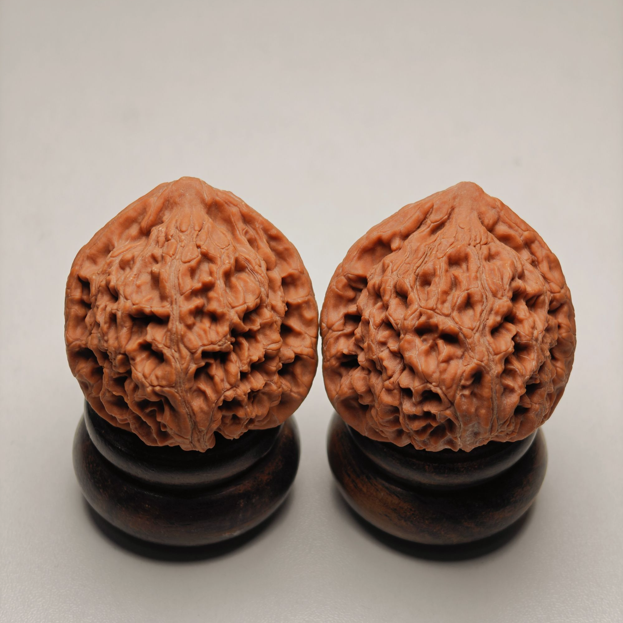 【精对+】水龙纹-边41.6磕-文玩核桃把件