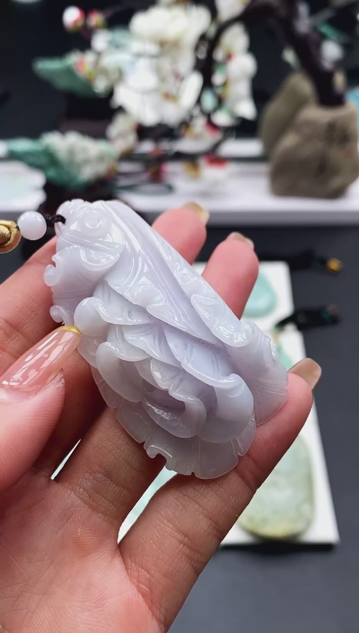 【闪购商品】翡翠颈饰未镶嵌天然缅甸A货翡翠