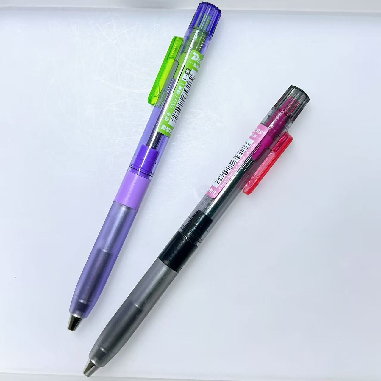 【黑墨-2支】D06黑紫杆扭扭笔体验,掉封蜡不售后