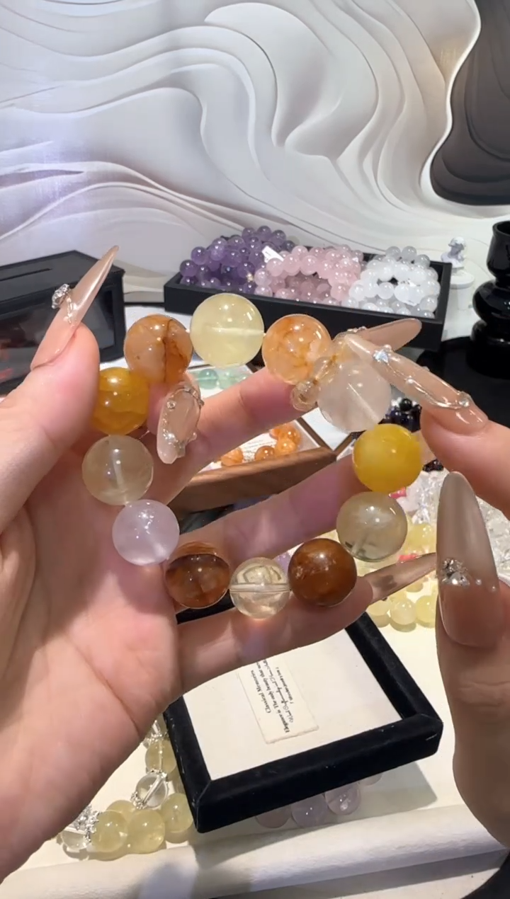 未镶嵌手串水晶多宝