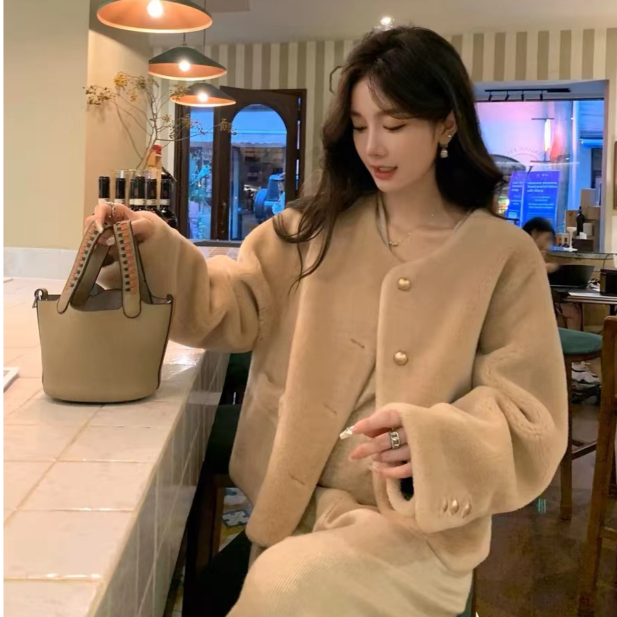 大小姐小号（四百到六百）对应编码秋冬小香风气质网红针织短款外套