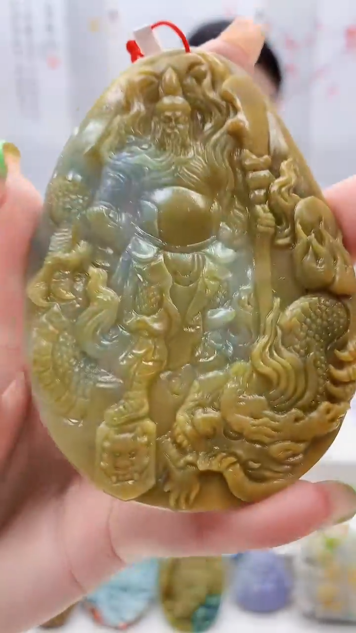 未镶嵌定制翡翠4812ry-毛货挂件28