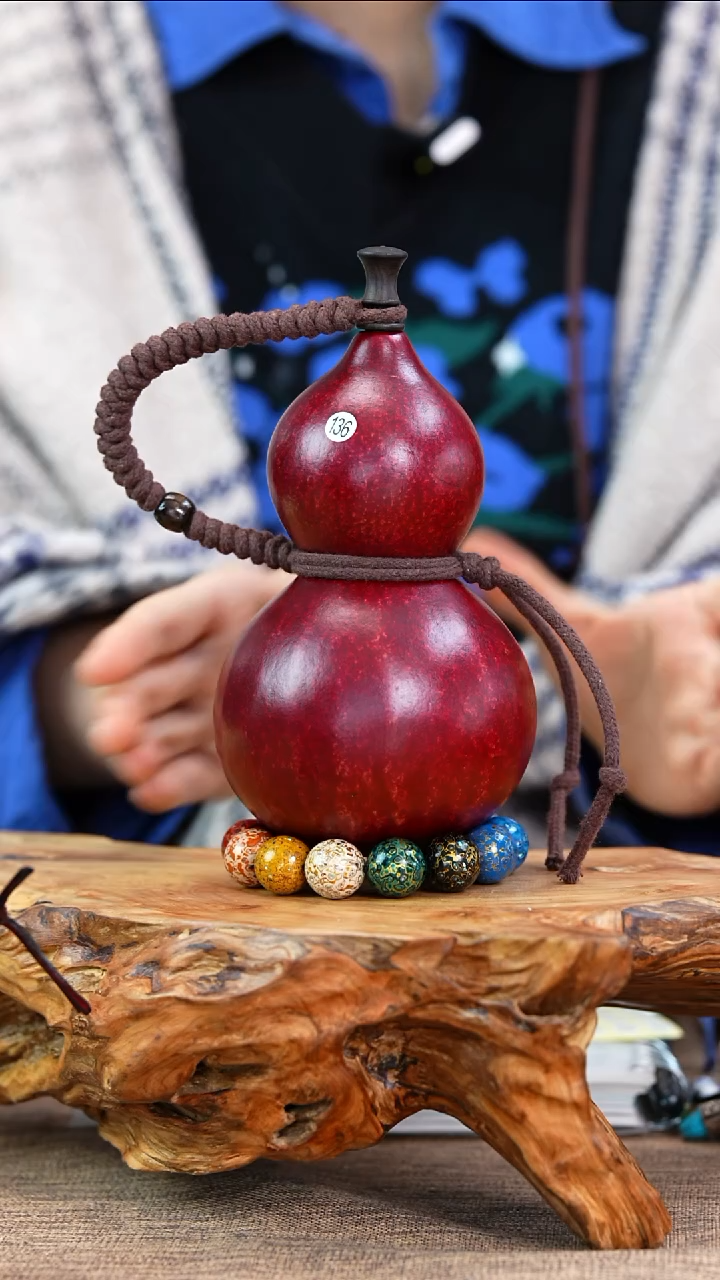 【闪购商品】136—光岳葫天然大漆酒葫芦不含漆珠