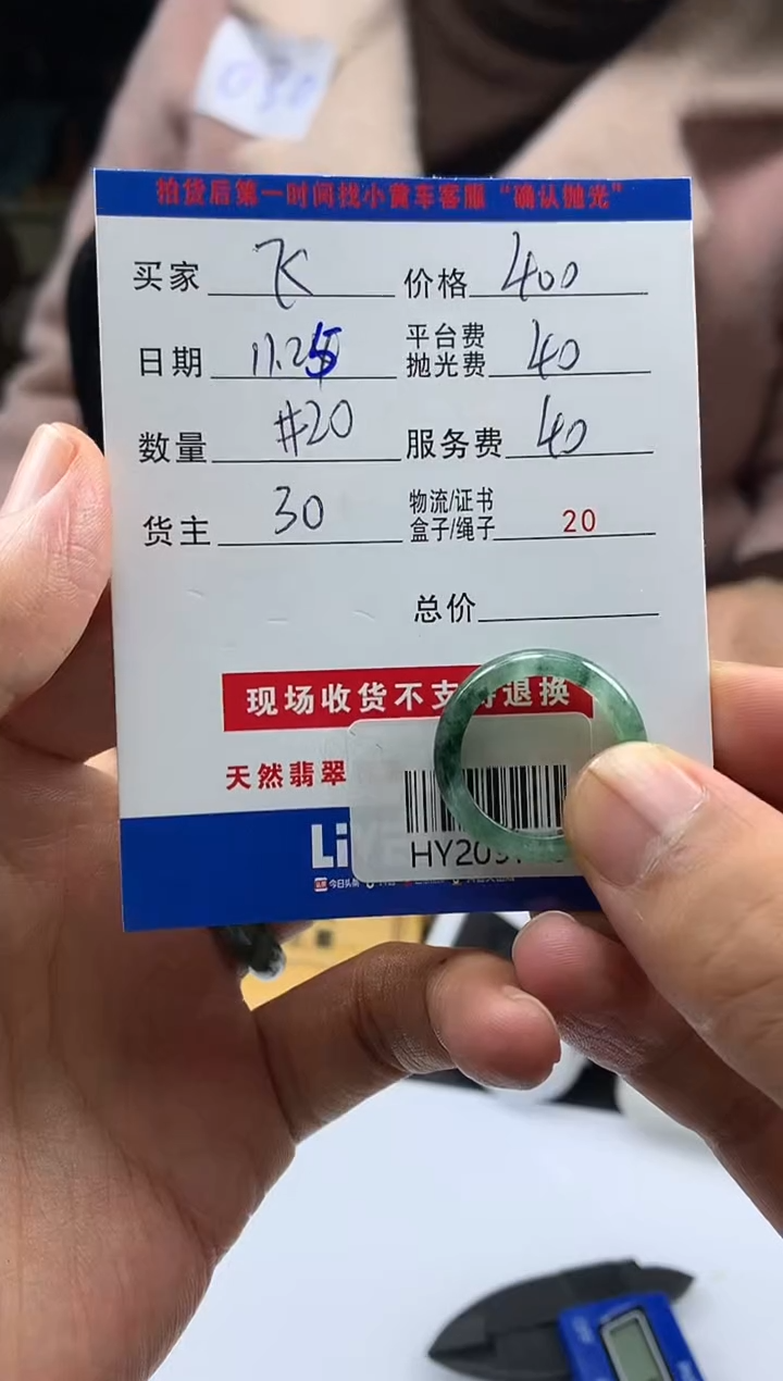 未镶嵌定制翡翠飞**想HY209789