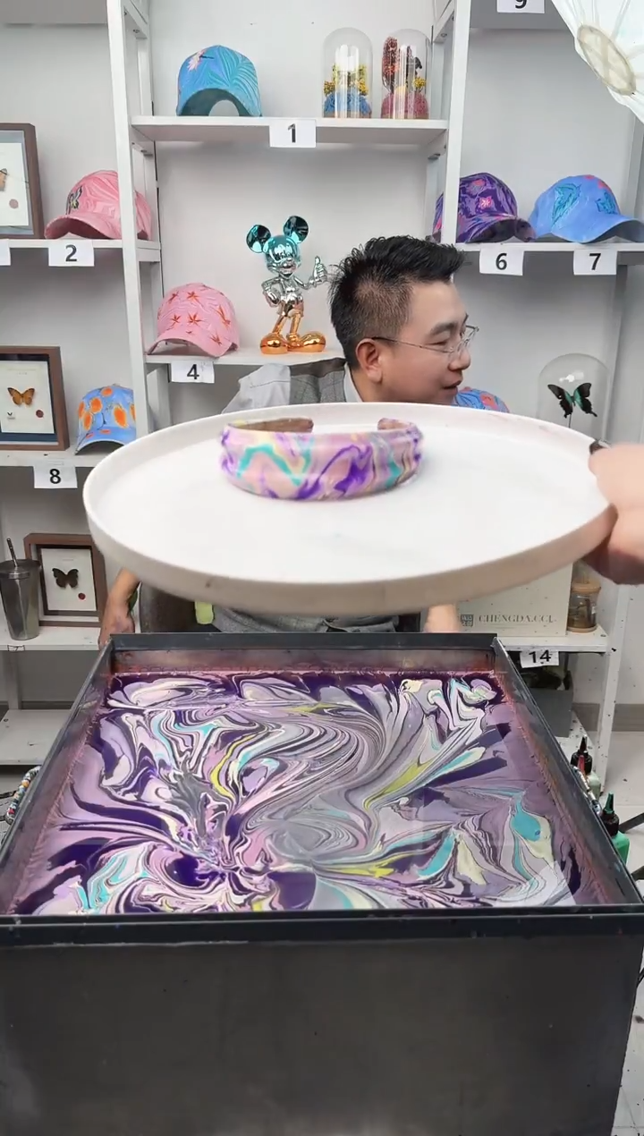 非金属布艺水拓发饰