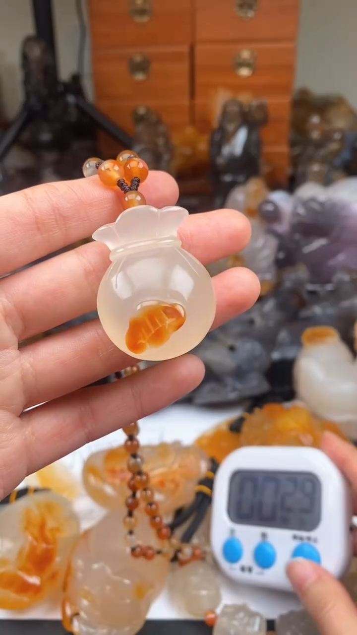 【闪购商品】玛瑙/玉髓颈饰未镶嵌AA