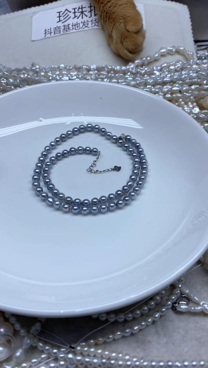 【闪购商品】海水珍珠未镶嵌颈饰5-6