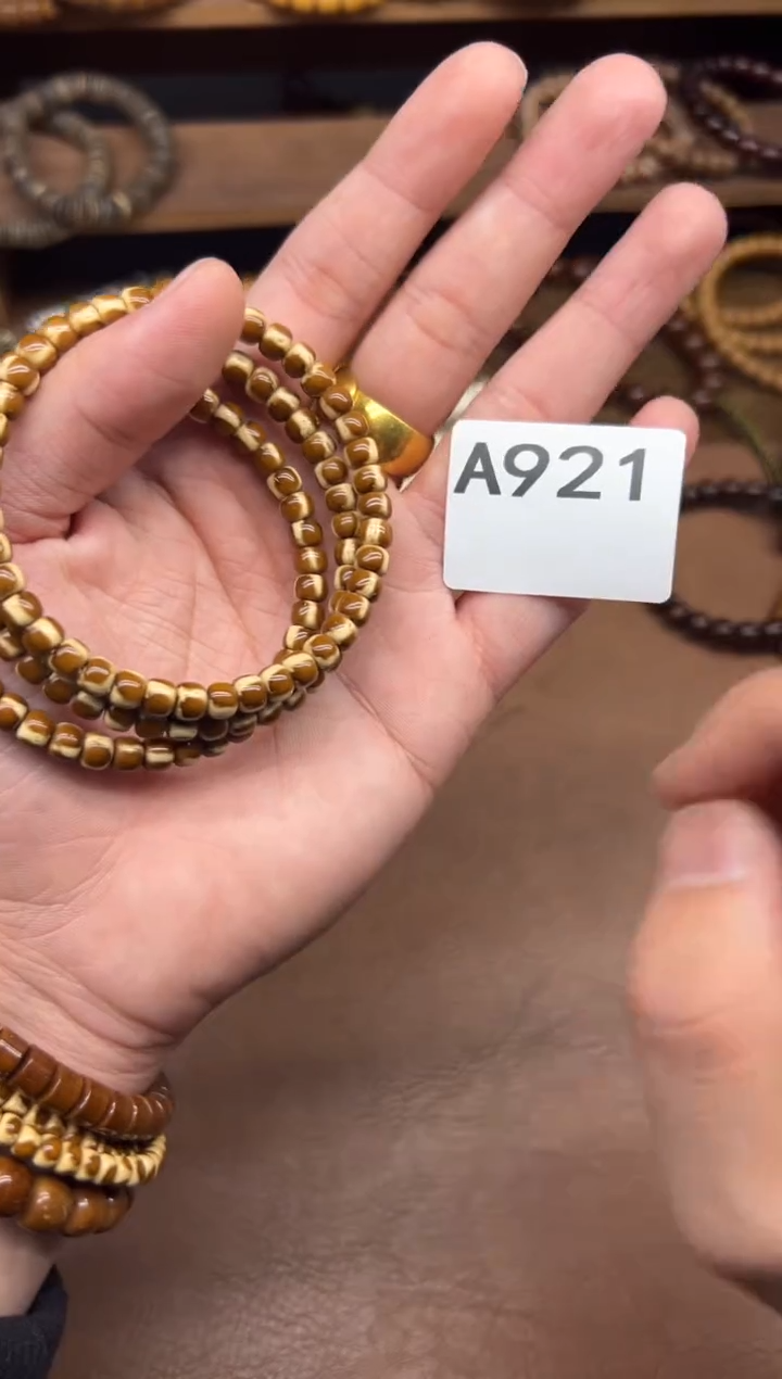 手串紫金鼠A921 鼠尖纯肉5*6三花