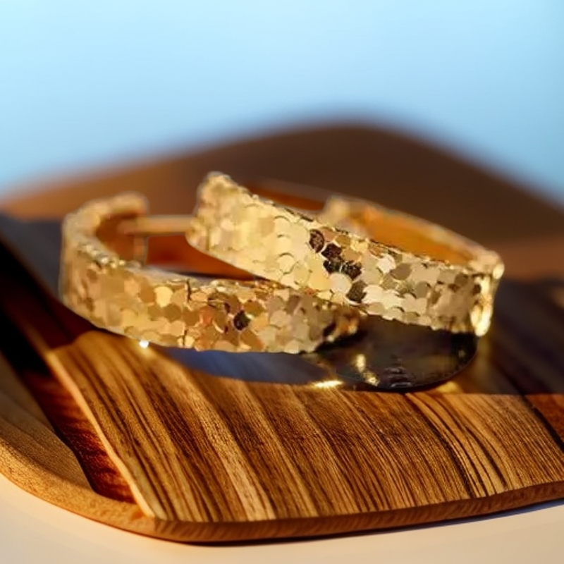 时尚百搭碎碎冰耳扣 （单只）