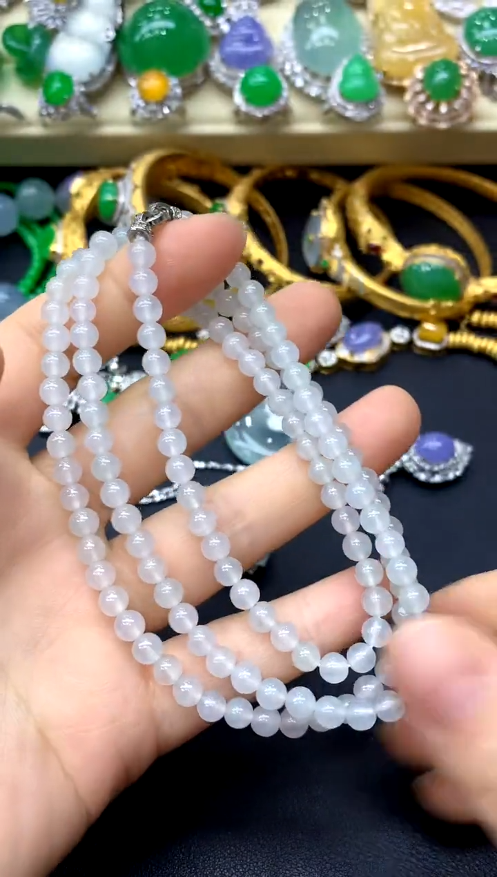 颈饰未镶嵌翡翠286-中国好珍宝