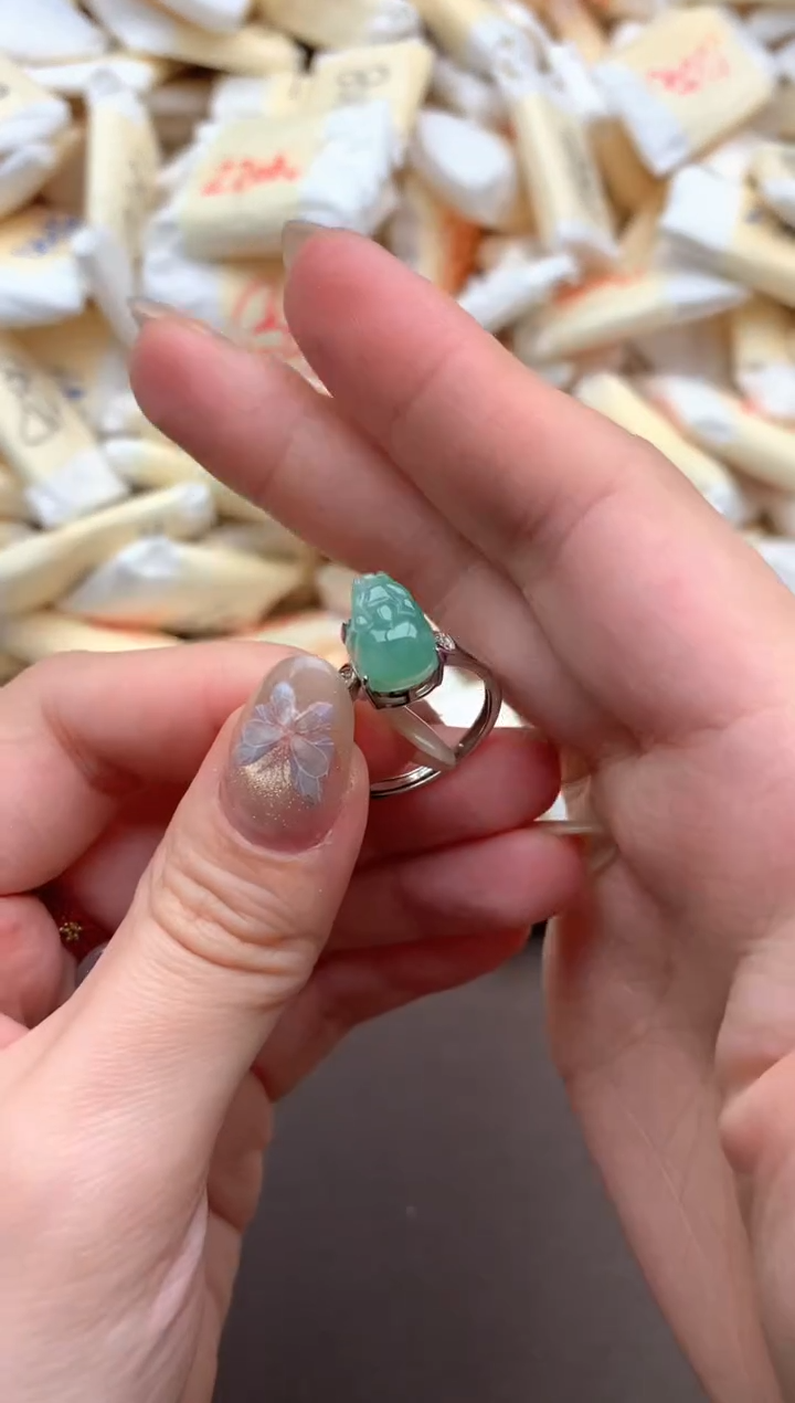 【闪购商品】翡翠挂件银S925镶嵌   一 