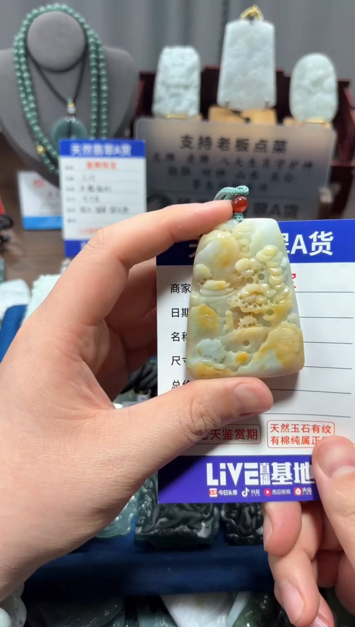 【闪购商品】翡翠未镶嵌颈饰 翡翠 未镶嵌 颈饰