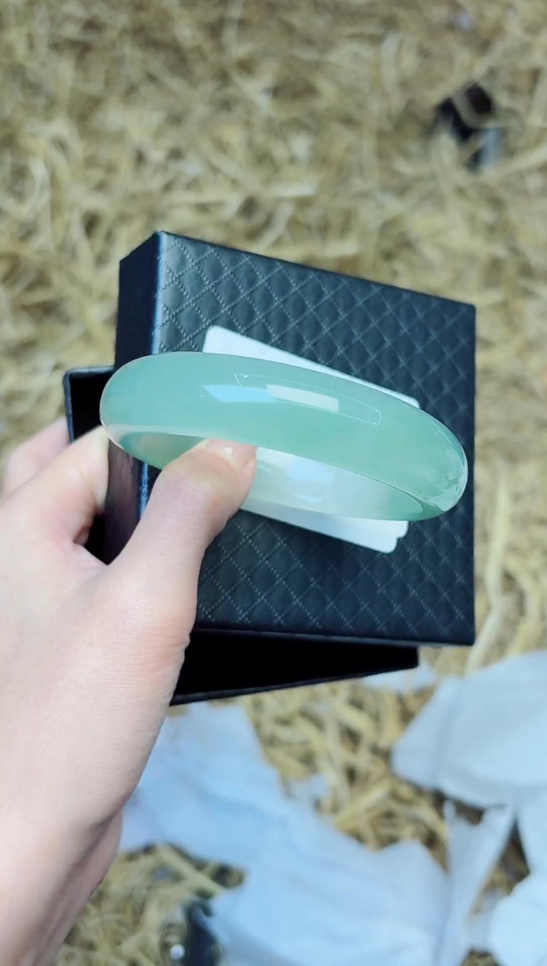 未镶嵌手镯石英质玉2188东陵玉56