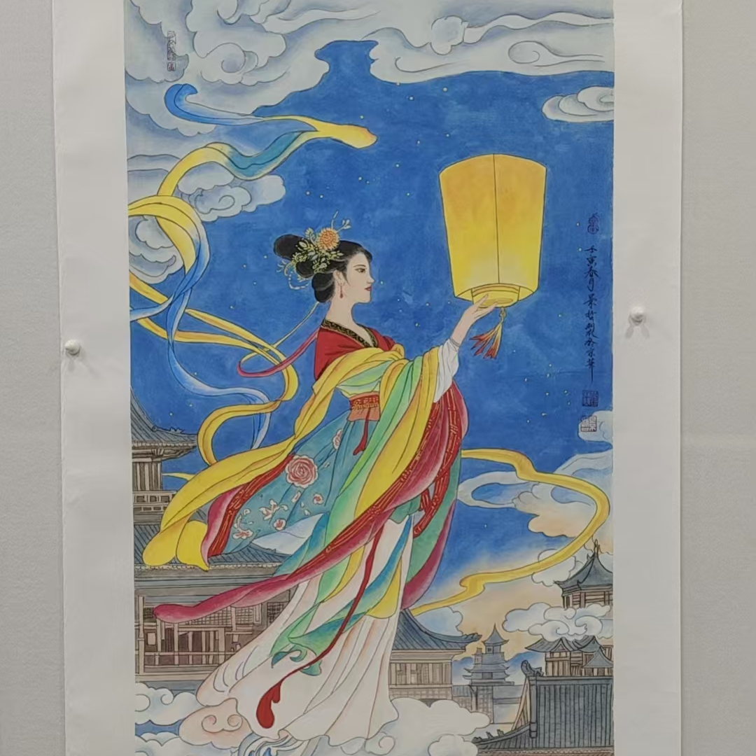 嫦娥-聚福书画院-CJZ