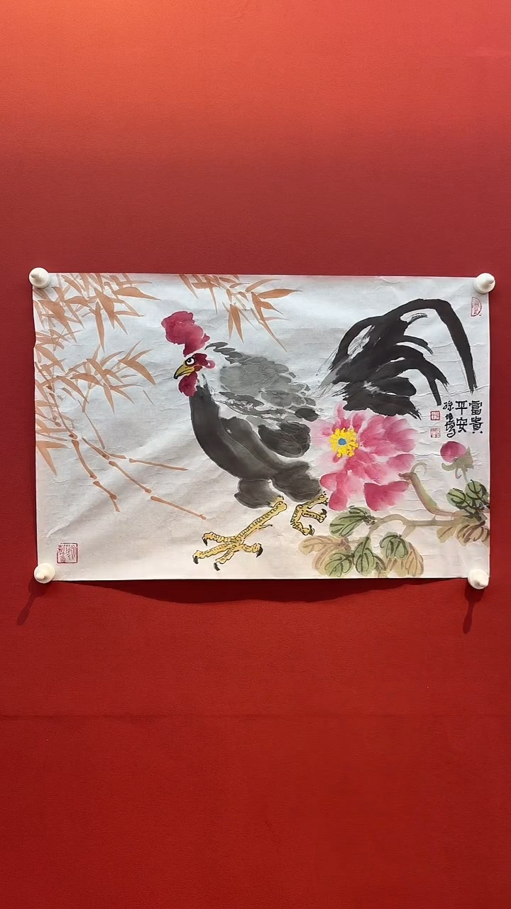 国画孙培增-国画花鸟2.7平尺A0305