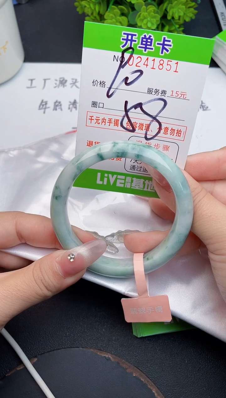 未镶嵌手镯翡翠51天然翡翠A货