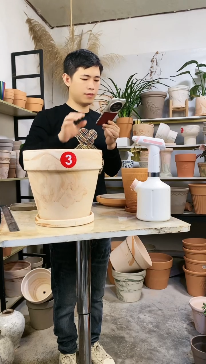 【闪购商品】红陶27*24玛奇朵 1盆1托