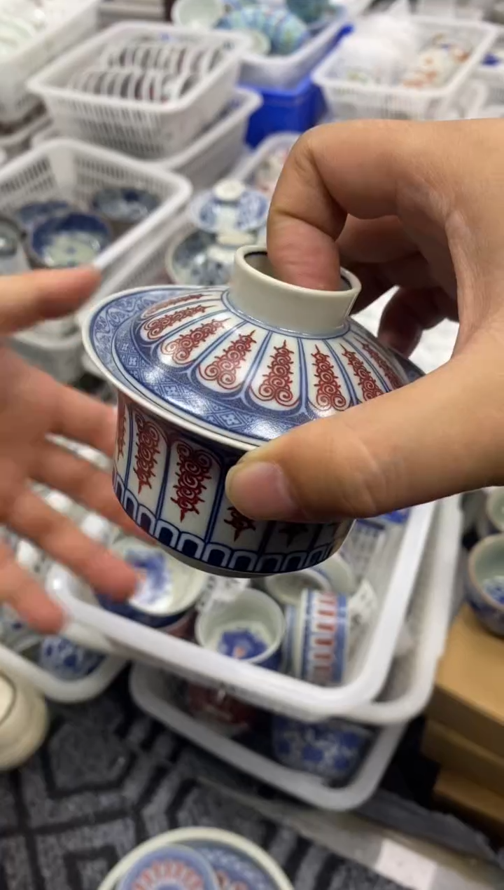 摆件陶景德陶瓷茶具容量约140