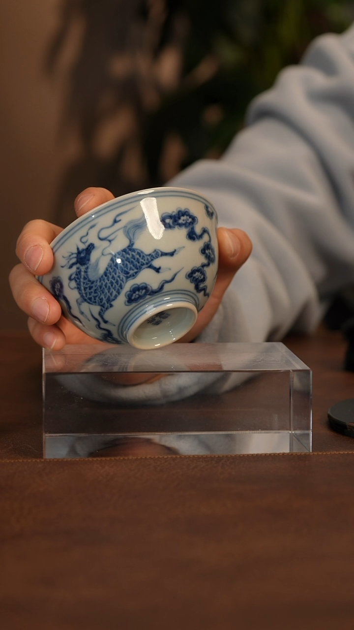 【闪购商品】瓷片青花瓷茶具斌芬陶瓷47