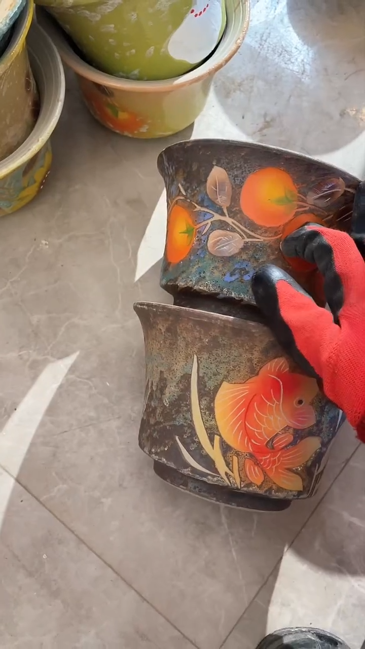 【闪购商品】摆件16-305口17高11  二个