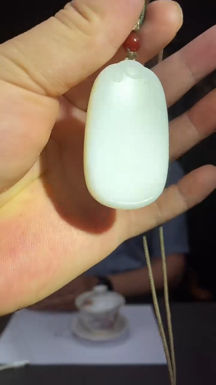 和田玉未镶嵌颈饰C203