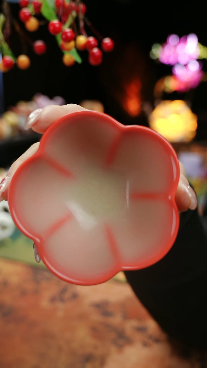 【闪购商品】五福梅花猪油栋主人杯@@@@@