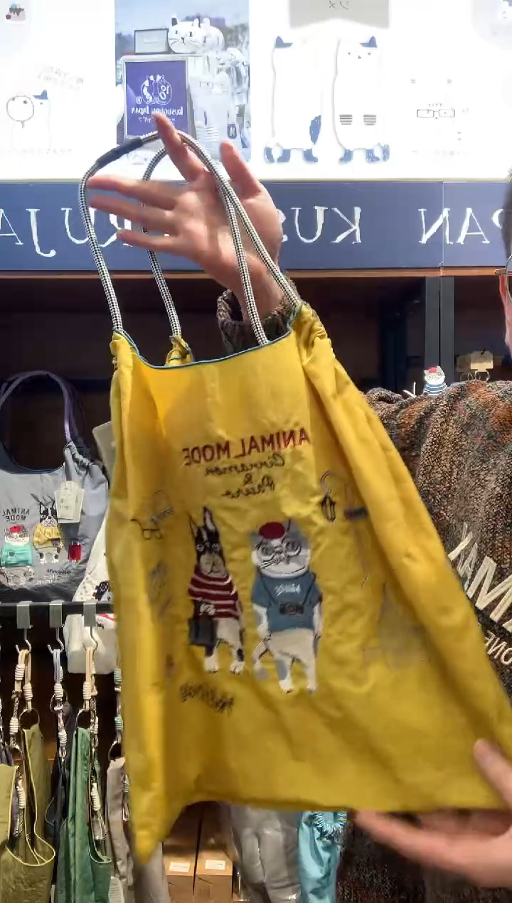 蚕丝黄色购物袋购物袋大号