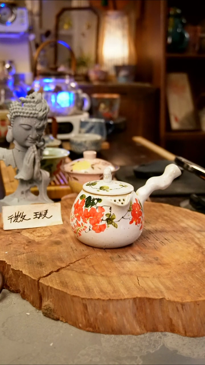杯子紫藤花手工手绘手工手绘