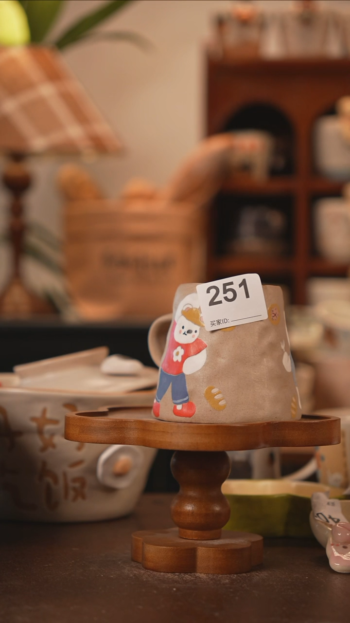 陶瓷川谷原创陶瓷6.5直播微瑕随机251