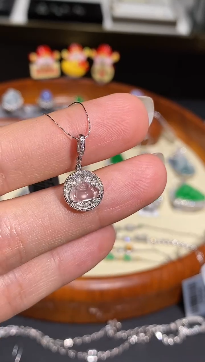 【闪购商品】翡翠颈饰未镶嵌吊坠