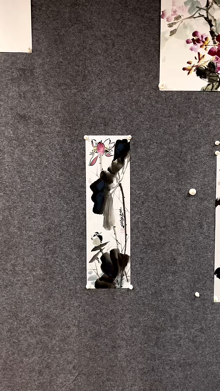 国画缪新农国画作品