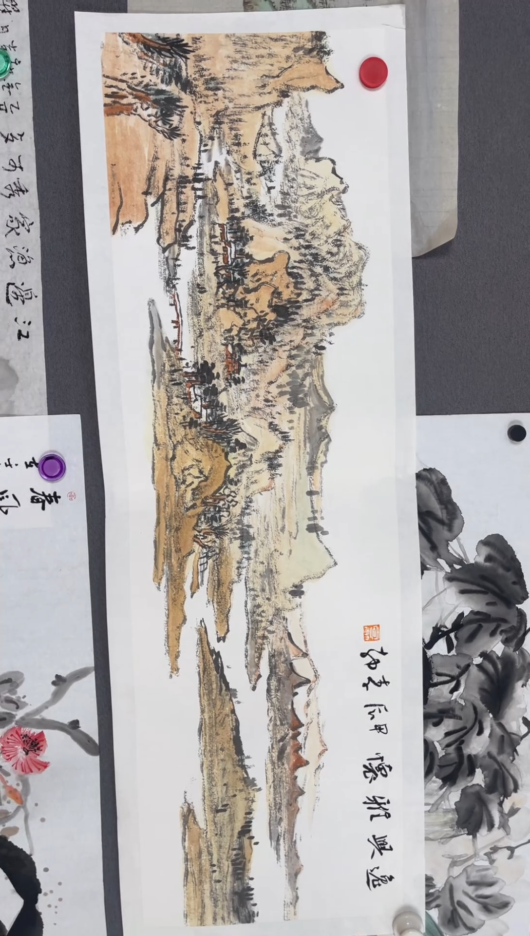 国画梵**思国画山水花鸟作品