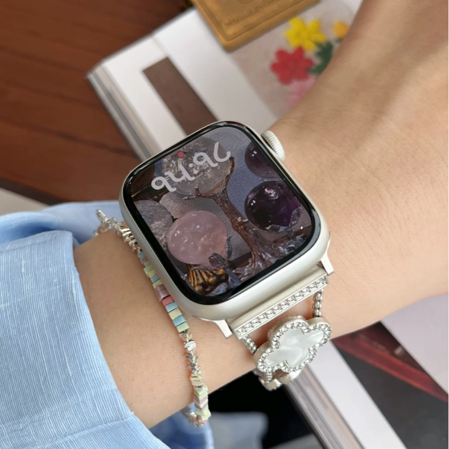 【官方补贴】S10顶配手表42mm微信回复送四叶草表带钻壳