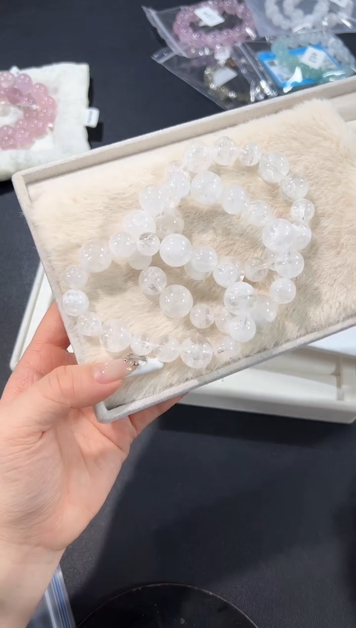 未镶嵌手串水晶64e多样性发其一【1条】默认微瑕