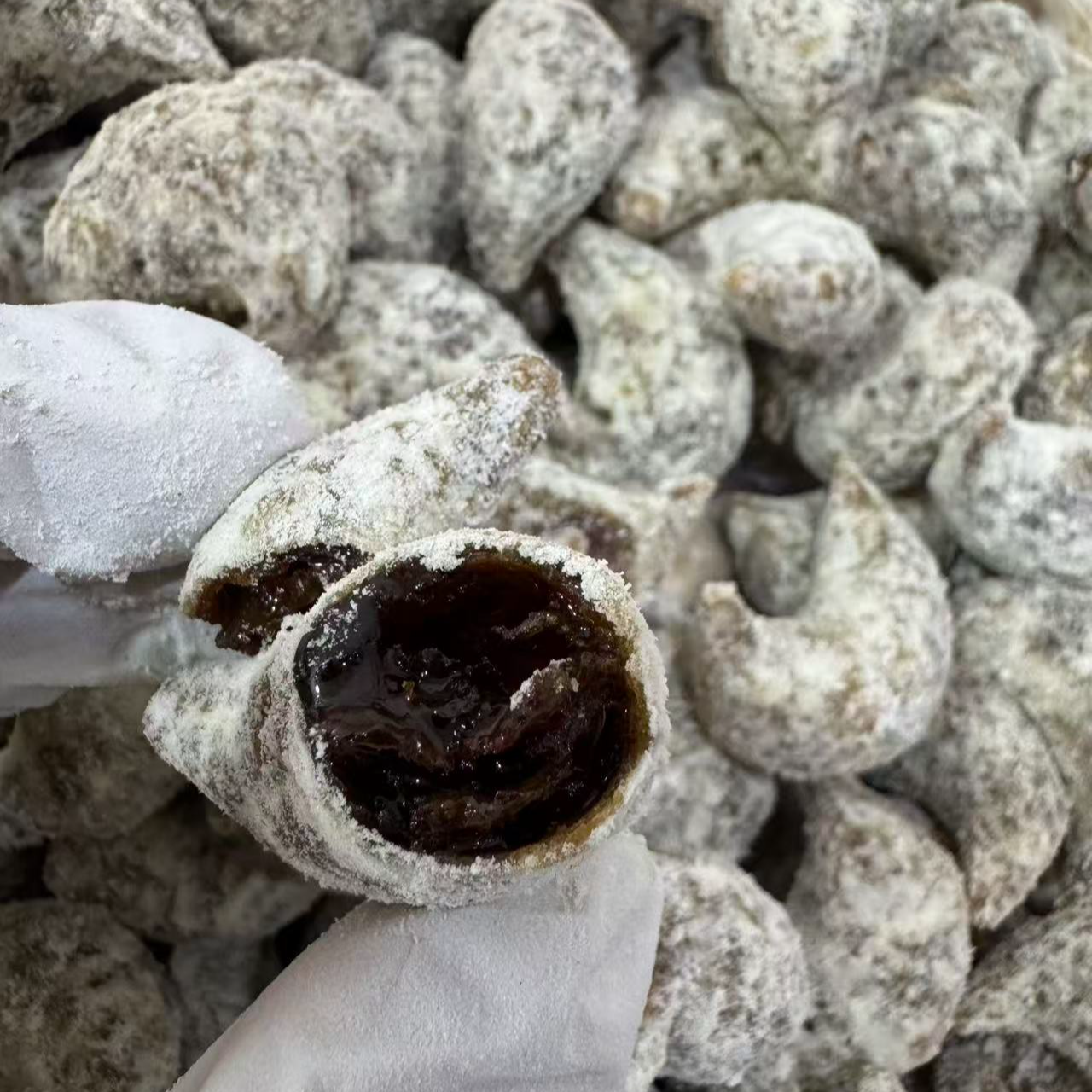 老式手工姜汁红糖梅豆角河南老家味道特产糕点