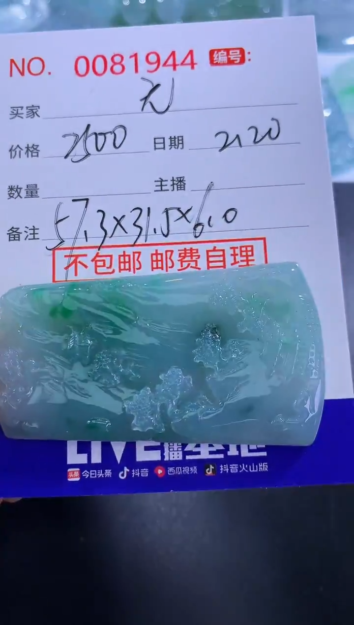 【闪购商品】翡翠颈饰未镶嵌无