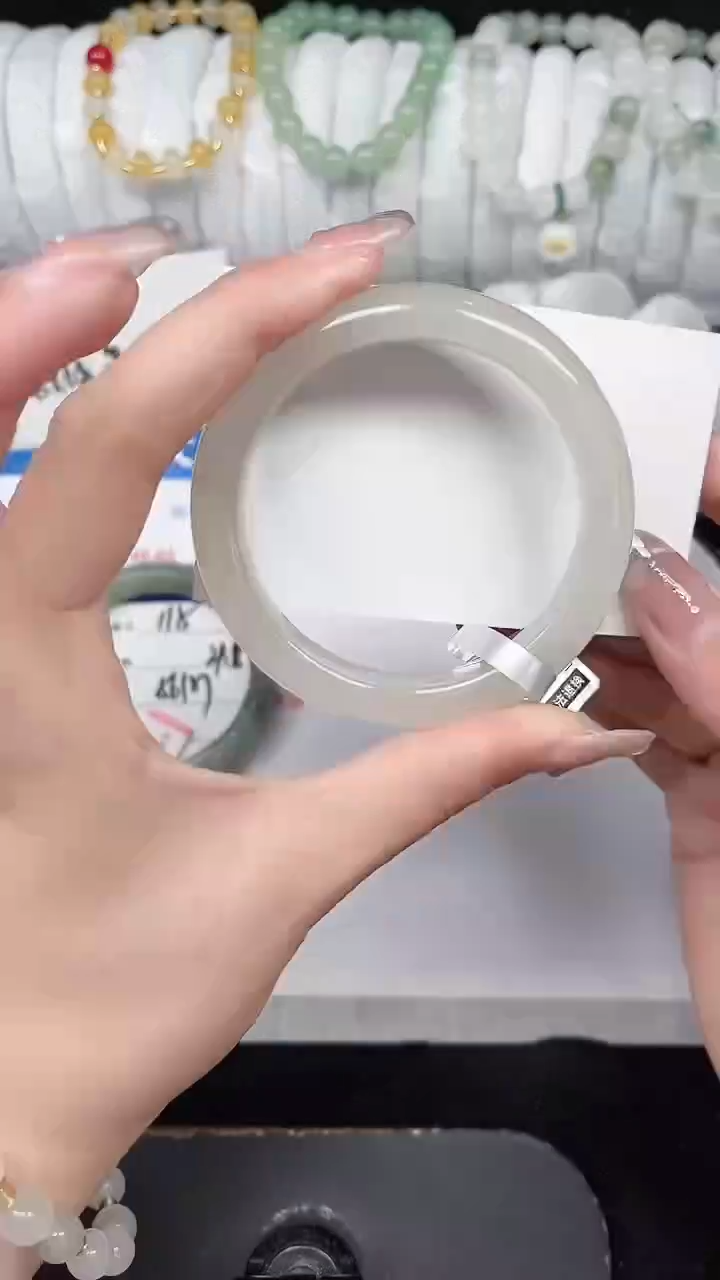 未镶嵌手镯石英质玉116-54/55