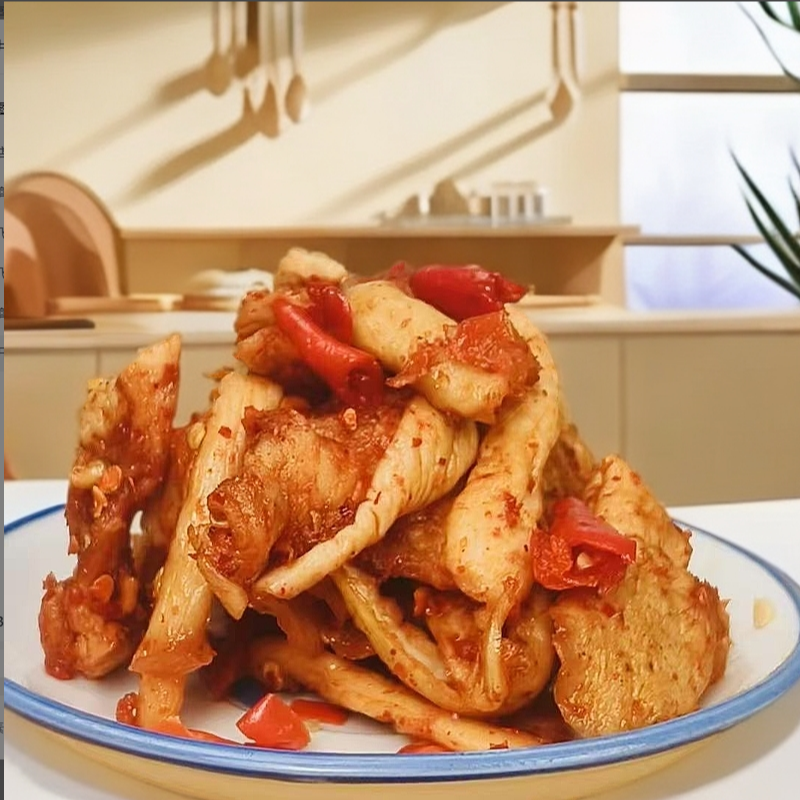 湖南农家零添加手工下饭菜湖南手工香辣萝卜条无油萝卜干罐装