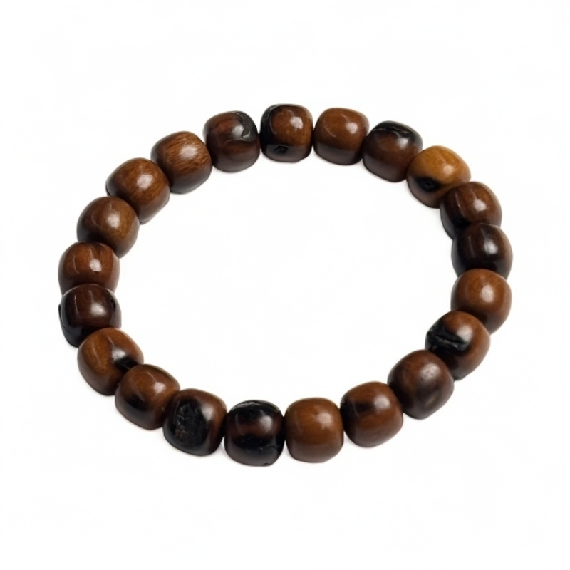 B040 雷击枣木留疤手串10mm