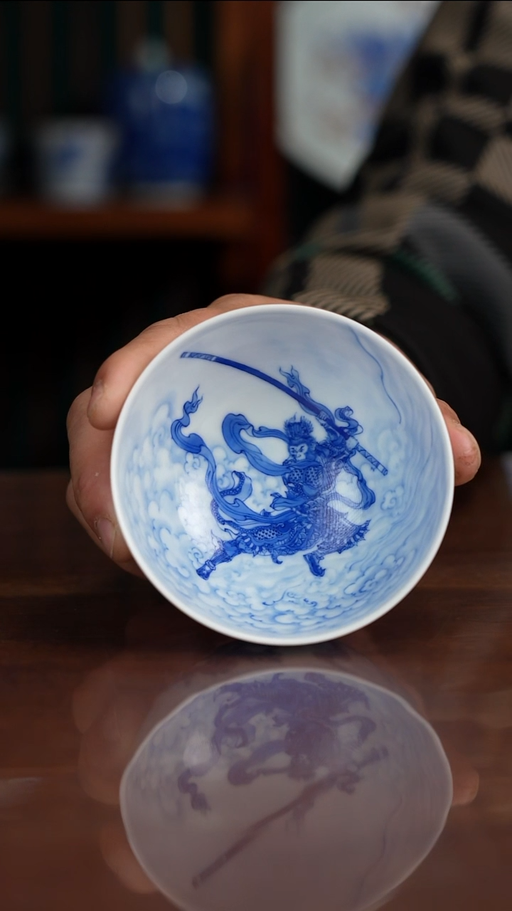 原九段画师沈燕鸿老师大闹天空