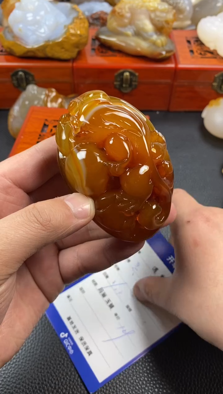 【闪购商品】玛瑙/玉髓手把未镶嵌1